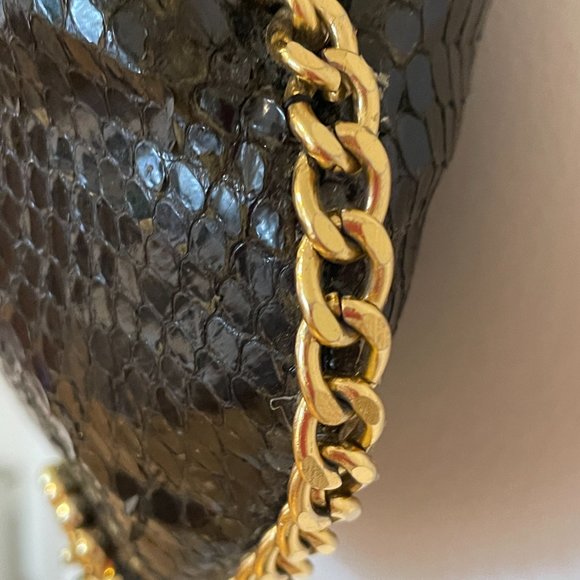 Upcycled Vintage Snakeskin Purse - Picture 7 of 16
